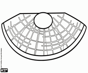 Een gouden ketting uit oude Egypte kleurplaat