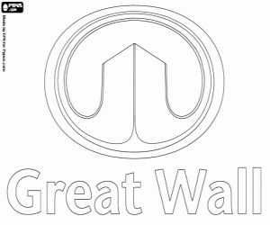 Great Wall Motors logo kleurplaat