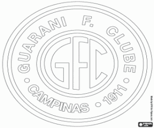Guarani FC logo kleurplaat