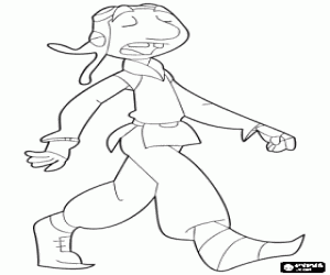 Gwizdo, een jager van draken kleurplaat