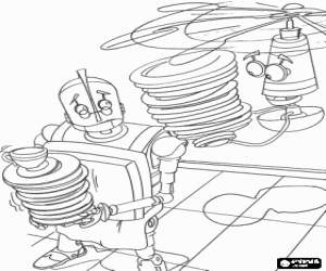 Herb Koperkont in de keuken kleurplaat