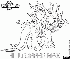 Hilltopper Max, Invizimals kleurplaat