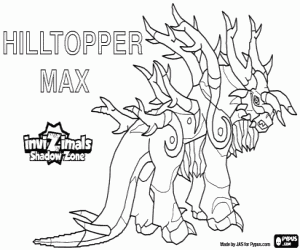 Hilltopper Max, Invizimals Shadow Zone kleurplaat