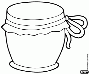 Honing jar kleurplaat