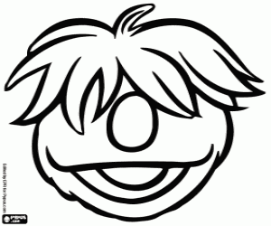 Het hoofd van Groove, de Hobbs kleurplaat