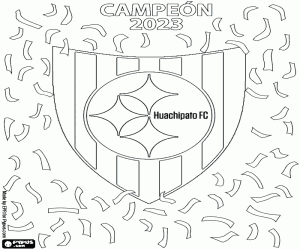 Huachipato FC, kampioen 2023 kleurplaat