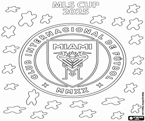 Inter Miami, MLS Cup 2025 kleurplaat