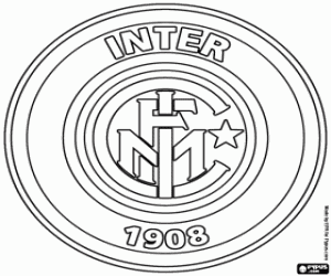 Inter Milaan logo kleurplaat