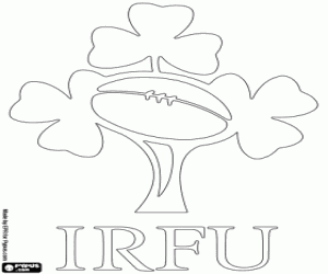 Irelands rugbyteam logo kleurplaat