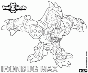 Ironbug Max, Invizimal uit Japan kleurplaat