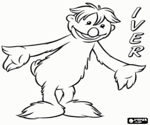 Iver, een ander Hoobs kleurplaat