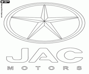 JAC Motors logo kleurplaat