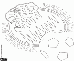 Jaguares de Chiapas logo kleurplaat