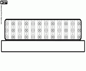 Japanse traditionele kussen kleurplaat
