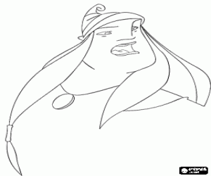 Jeanneline, Drakenjagers karakter kleurplaat