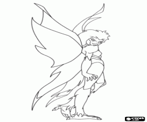 Jessica, Heer van de Lucht kleurplaat