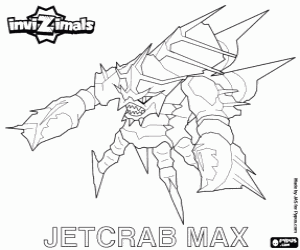 Jetcrab Max, Invizimals kleurplaat