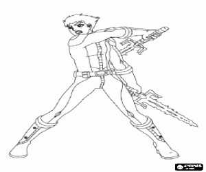 Josh Kirkpatrick, Team Galaxy kleurplaat