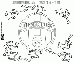 Juve Turijn, kampioen 2014-2015 kleurplaat