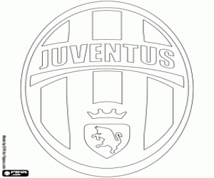 Juventus badge kleurplaat
