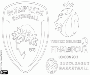 Kampioen 2013 Euroleague, Olympiakos kleurplaat