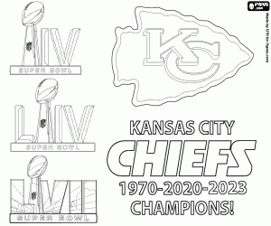 Kansas City Chiefs, Super Bowl 2023 kleurplaat