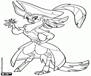 Kapitein Celaeno, My Little Pony kleurplaat