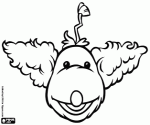 Het kapsel van Hubba Hubba kleurplaat