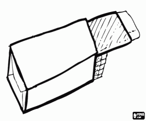 Kauwgom, een populaire zoete kleurplaat