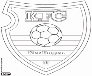 KFC Uerdingen 05 embleem kleurplaat