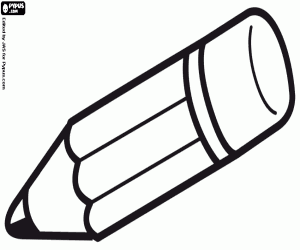 Een klein potlood kleurplaat