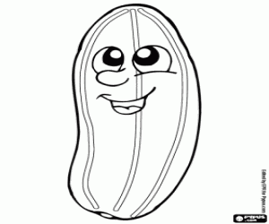 Komkommer kleurplaat