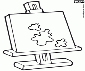 Kunstwerk kleurplaat