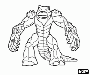 L'imprevedibile silente, Gormiti kleurplaat