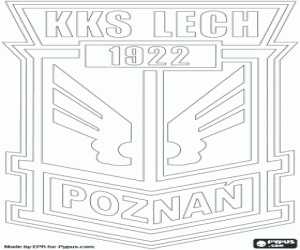 Lech Poznan badge kleurplaat
