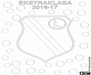 Legia, Ekstraklasa 2017 kampioen kleurplaat