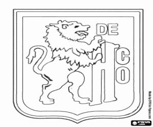 León de Huánuco-badge kleurplaat
