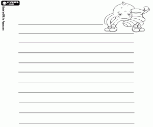 Lijst van geschenken met Pypus en Sok kleurplaat