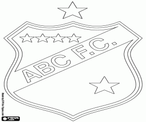 Logo van ABC FC kleurplaat