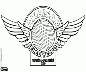 Logo van Akhisar Belediyespor kleurplaat