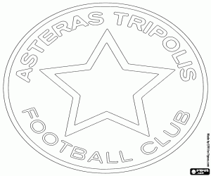 Logo van Asteras Tripolis FC kleurplaat