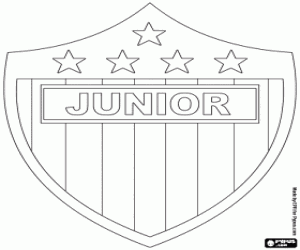Logo van Atlético Junior kleurplaat