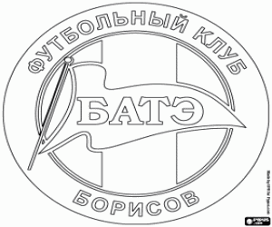 Logo van Bate Borisov kleurplaat
