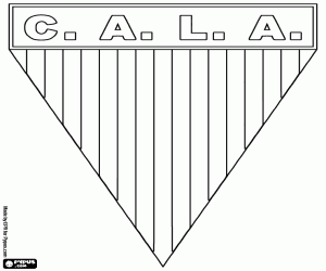 Logo van Club Atlético Los Andes kleurplaat