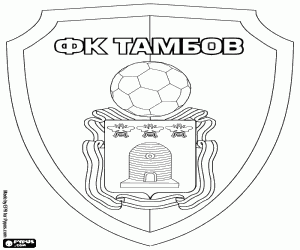 Logo van FK Tambov kleurplaat