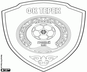 Logo van FK Terek Grozny kleurplaat