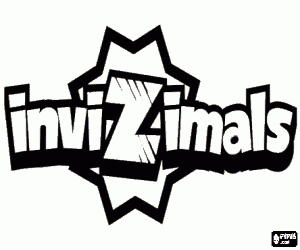 Logo Invizimals kleurplaat