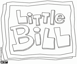 Logo van Little Bill kleurplaat
