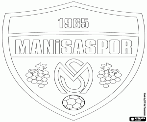 Logo van Manisaspor kleurplaat