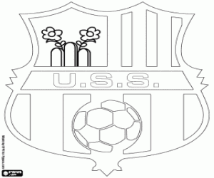 Logo van Sassuolo Calcio kleurplaat
